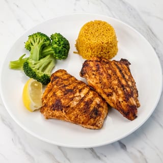 Grilled Twin Chicken Breasts